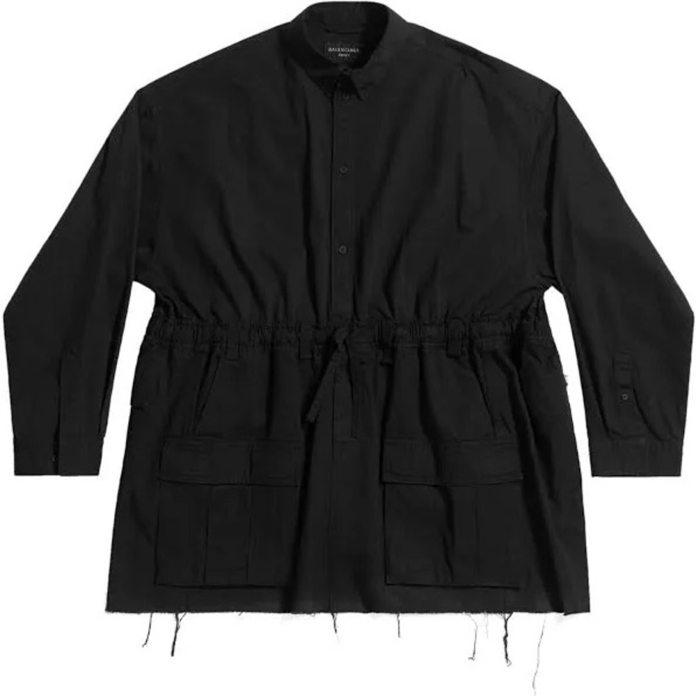Balenciaga Black Long Sleeve Dress